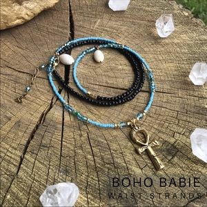 Ankh Waist Bead Set